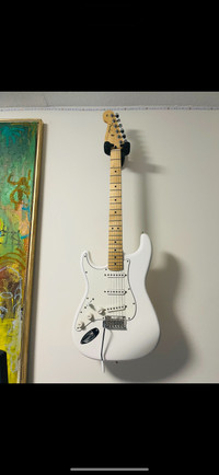 75th anniversary made in Mexico fender Strat left handed 