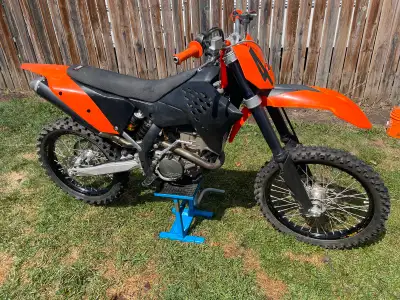 2008 Ktm sxf 250 in great shape . Bike runs good never had any problems with it . Bike hardly gets u...
