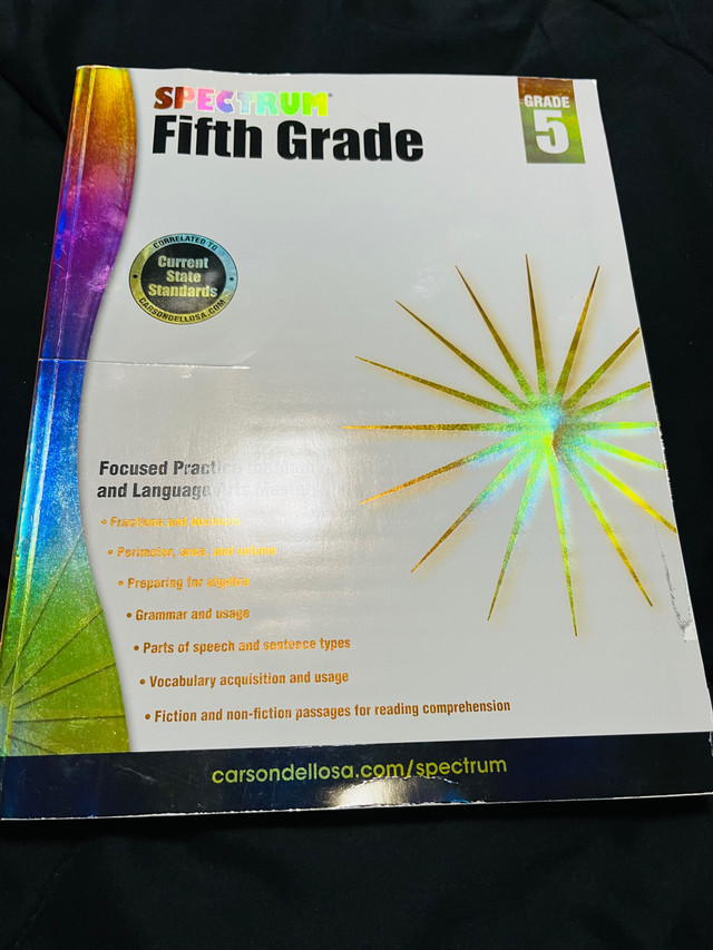 Brand new and unused grade 5 Curriculum, MathSmart,grammar books in Children & Young Adult in Mississauga / Peel Region