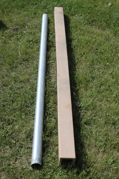 I have 12 Timberwolf Wood Composite Fence posts. They come with galvanized pipes which fit inside th...