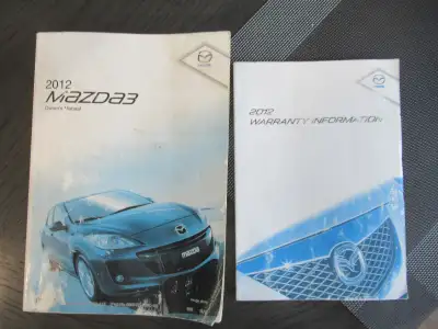 2012 Mazda 3 Owner's Manual and Warranty Information, View more