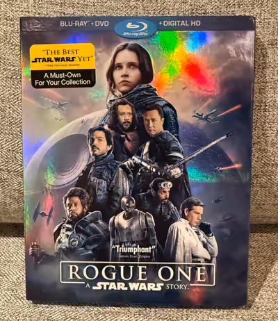Selling a copy of Star Wars Rogue One that contains both the Blu Ray and DVD copy of the movie (not...