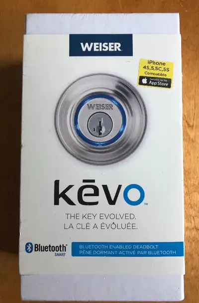 WEISER KEVO ELECTRONIC DEADBOLT LOCK NEW UNOPENED, View more