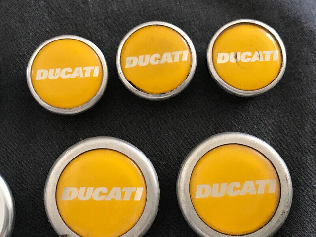 New Ducati Performance yellow frame plugs 748,916,996,998,SBK109 in Other in City of Toronto - Image 2