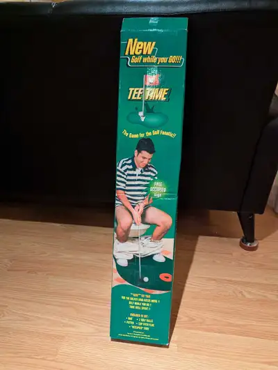 "Tee Time” Novelty Indoor Golf Set — Opened, Never Used, View more