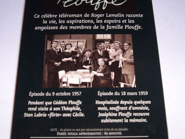 La Famille Plouffe - Coffret de 3 cassettes VHS dans CD, DVD et Blu-ray  à Ville de Montréal - Image 4