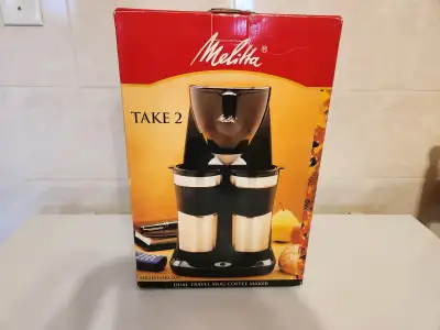 Coffee maker  dual travel mug coffee maker, View more