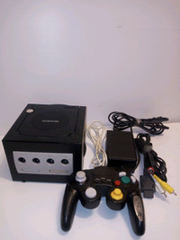Nintendo Cube Game Console With One Controller- Black