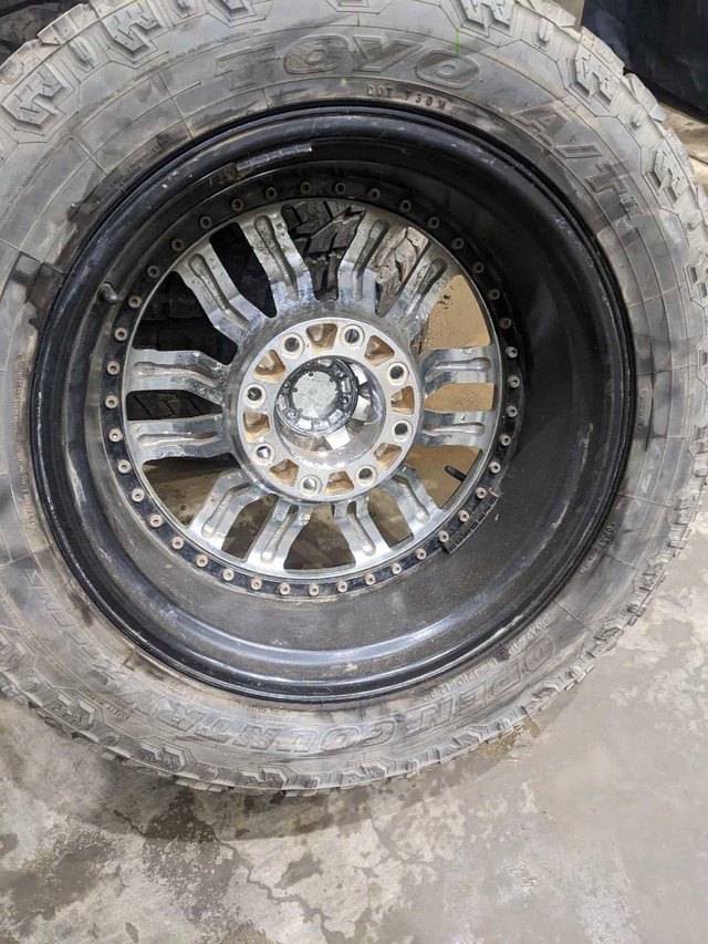 8x180 bolt hole D270 fuelrims on 35x12.50r22 Toyo  in Tires & Rims in Strathcona County - Image 4