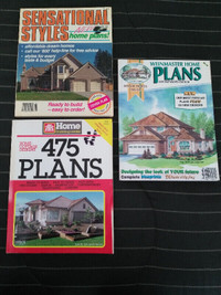 Lot of 3 House Plan Books In Great Condition