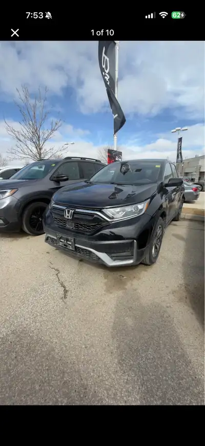 Clean 2021 Honda CR-V LX AWD with only 56,475 km. Local lease return and Honda Certified. If you wan...