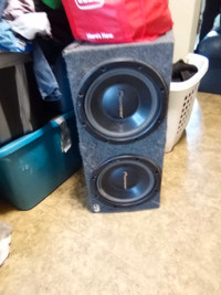 100$ Pioneer car subs 12" boxed