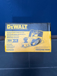 DEWALT 20V MAX XR Cordless Brushless 3-1/4" Planer (Tool Only)