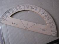 VINTAGE CARPENTER'S PROTRACTOR