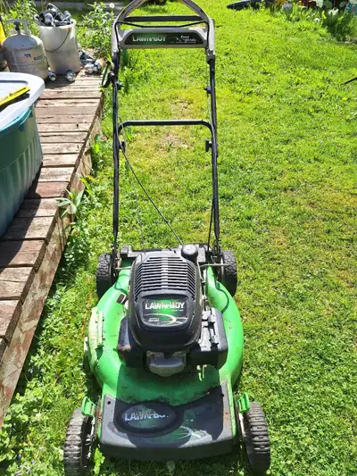Starts first pull. Easy Stride self propelled Rear drive. 22 inch cut.