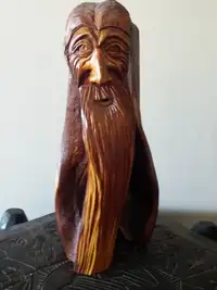 Old Man Willow Native Carving