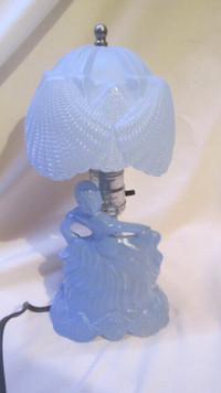 Vintage Glass ~ Lady Lamp #33