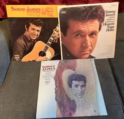 3 Sonny James Albums - Lot # 36 - One Low Price !, View more