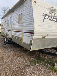 2005 puma 29 camper trailer park travel hunt bunkie living apt