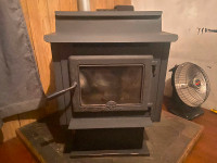 Two-year-old pellet stove