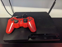 PS3 slim with 150Gb HD with Tv and wall Mount