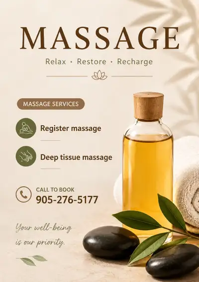 Deep massage / Relaxation massage, View more