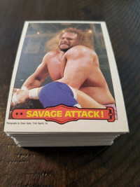 1985 OPC WWF WWE SERIES 2... COMPLETE SET OF 75 WRESTLING CARDS!