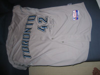 BLUE JAYS GAME USED JERSEY Wells Stewart Jackie Robinso