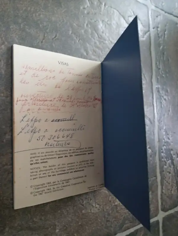Passeport Expo 67-Antiquité in Arts & Collectibles in St-Georges-de-Beauce - Image 11