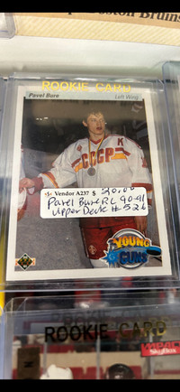 1990-91 Pavel Bure RC Upper Deck Young Guns Showcase 320