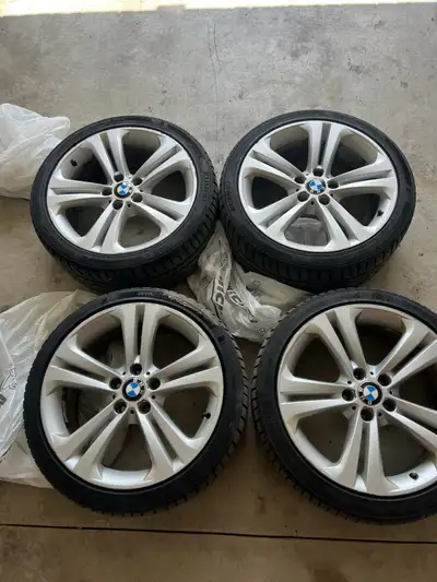 Selling a set of OEM BMW 19-inch rims in good condition. Currently on a staggered winter tire setup:...