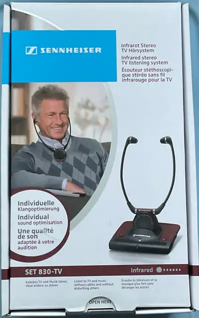Écouteur sans fil Sennheiser SET 830-TV, View more
