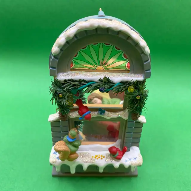 1st in Series “Christmas Window 2003” Hallmark Keepsake Ornament62864744584449121