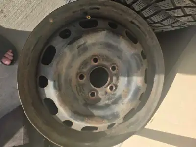 These three 5x114.3 bolt pattern steel rims are perfect for replacing damaged wheels or setting up a...