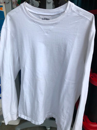 Men's White Old Navy Cotton long Sleeve top - LARGE