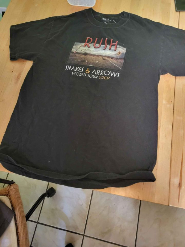 Rush - Snakes and Arrows World Tour Shirt (Medium) in Men's in Hamilton