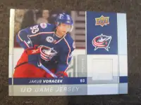 2009-10 Upper Deck Serie 1 GJ-JV Jakub Voracek hockey carte