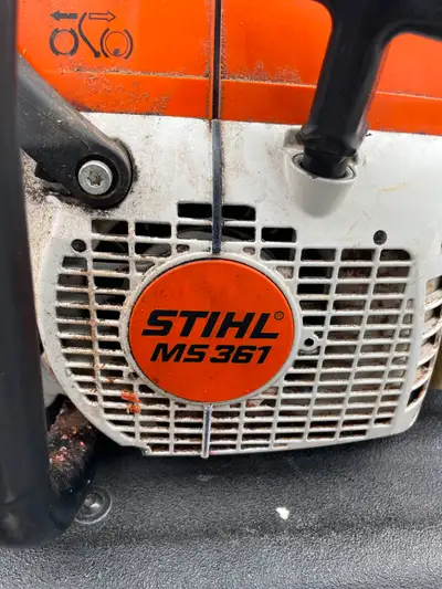 STIHL MS351 Very power full New Extended Bar New Chipper Chain Case Included Includes Electric Chain...