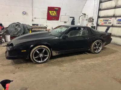 1986 Camaro Iroz Z28 Roller for sale T Top Car 5 speed Aftermarket wheels Aftermarket cowl hood Mino...