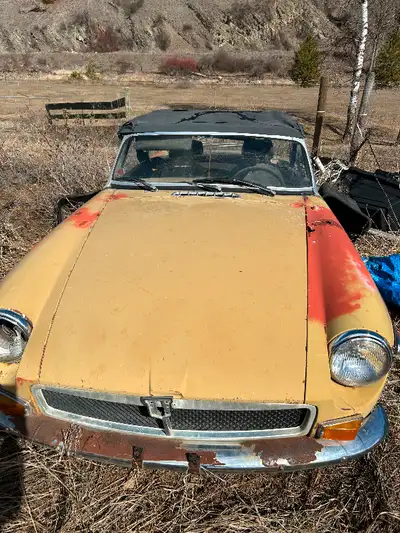Old MG - early 70s guessing. Has been sitting on the farm for awhile. It doesn’t run and there are n...