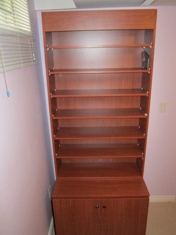 This is Custom Made Bookcase  with  Lots of  Adjustable  Shelves in Bookcases & Shelving Units in City of Toronto - Image 4