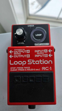 RC-1 BOSS Loop Station Pedal 