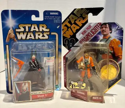 STAR WARS ATTACK OF THE CLONES SHAAK TI & Rebel Pilot HASBRO, View more
