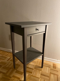 IKEA Hemnes Side Table Nightstand Grey