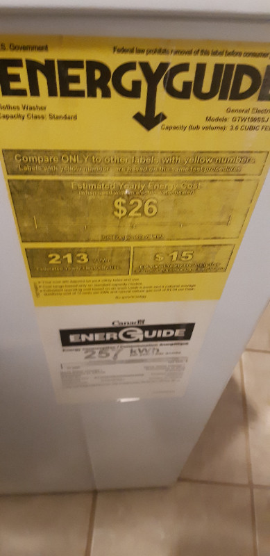 Washing machine 6 months used. Like new. in Stoves, Ovens & Ranges in Oakville / Halton Region - Image 3