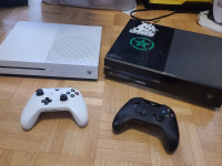 Two Xboxs For Sale. Xbox One, Xbox One S. With controllers.