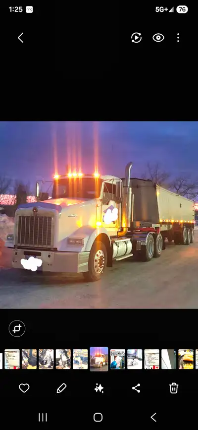 2003 Kenworth T800 daycab,waterproof hard wood floors, series 60 Detroit, 13spd, side mount wet kit,...