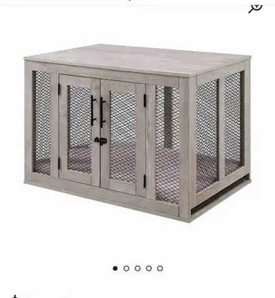 New never used medium Tucker Murphy wooden dog crate. Item was sent as replacement by the company, h...