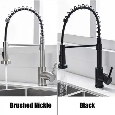 Kitchen Faucet with Pull Down Sprayer, Spring Kitchen Sink Tap, View more