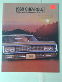 Ancienne brochure d, autos.....